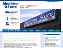 Tablet Screenshot of pharmacyspringfield.com